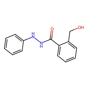 2-(hydroxymethyl)-N'-phenylbenzohydrazide structure