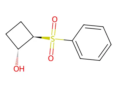 2-(Benzenesulfonyl)cyclobutan-1-ol structure