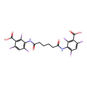Iodipamide I-131 structure