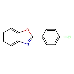 2-(4-Chlorophenyl)benzoxazole structure