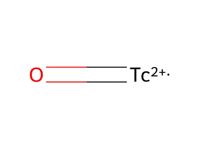 Technetium(2+), oxo- structure