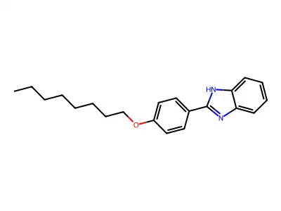 2-(4-octoxyphenyl)-1H-benzimidazole structure