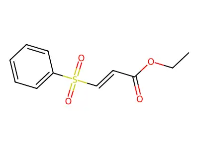 ethyl (2Z)-3-(phenylsulfonyl)-2-propenoate structure