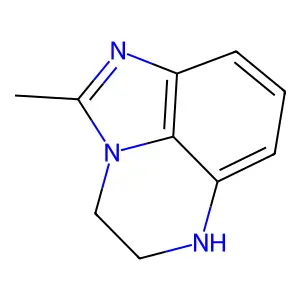 4H-Imidazo[1,5,4-de]quinoxaline,5,6-dihydro-2-methyl- structure