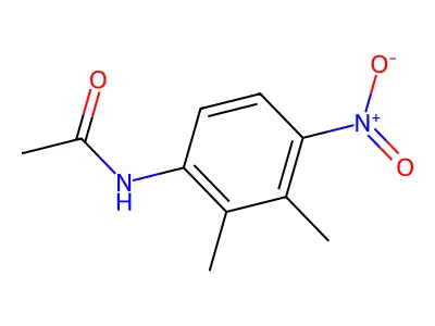 N-(2,3-dimethyl-4-nitrophenyl)acetamide structure