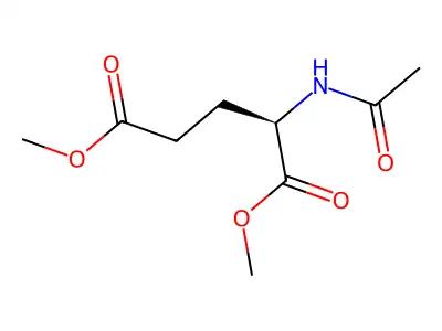 Dimethyl 2-acetamidopentanedioate structure