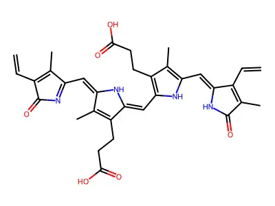 胆绿素 structure