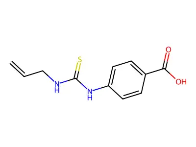 4-(3-Allylthioureido)benzoic acid structure