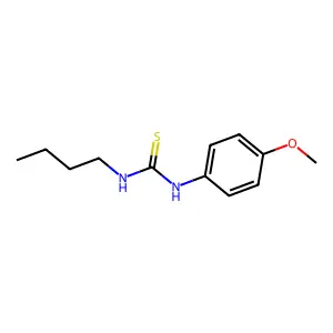 N-Butyl-N'-(4-methoxyphenyl)thiourea structure
