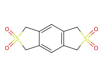 5,7-Dihydro-1H,3H-2,6-dithia-S-indacene 2,2,6,6-tetraoxide structure