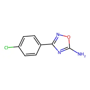 3-(4-Chlorophenyl)-1,2,4-oxadiazol-5-amine structure
