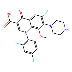 Quinolone der. structure