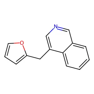 Isoquinoline, 4-(2-furanylmethyl)- structure