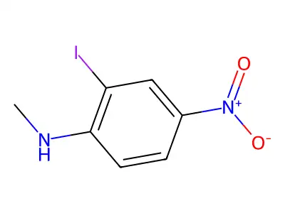 2-iodo-N-methyl-4-nitroaniline structure