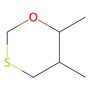 1,3-Oxathiane, 5,6-dimethyl- structure