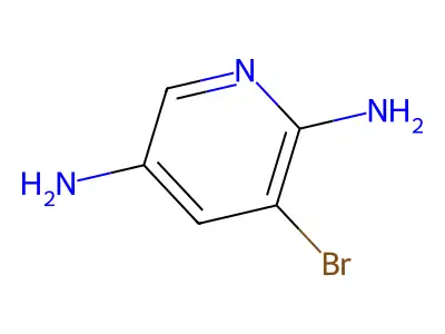 3-Bromopyridine-2,5-diamine structure