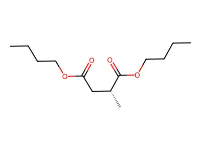 Dibutyl 2-methylbutanedioate structure
