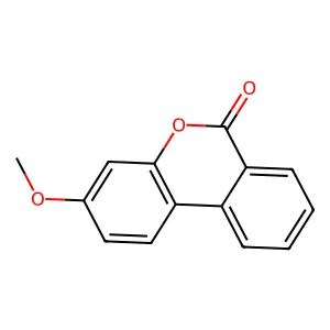 3-methoxy-6H-benzo[c]chromen-6-one structure