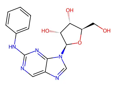 N(2)-Phenyl-2'-deoxyguanosine structure