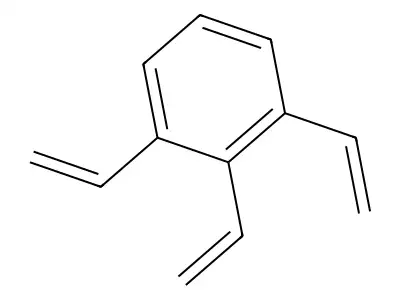 Trivinylbenzene structure