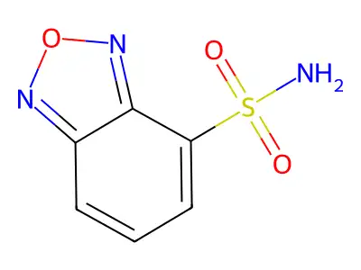 2,1,3-Benzoxadiazole-4-sulfonamide structure