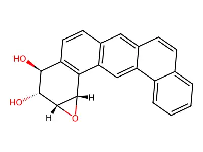 二苯并(a,j)蒽-3,4-二醇-1,2-环氧化物 structure