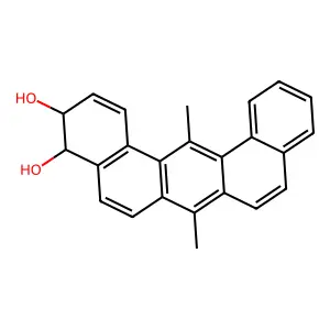 3,4-Dihydrodiol-7,14-dimethylbenz(a,j)anthracene structure