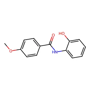 N-(2-hydroxyphenyl)-4-methoxybenzamide structure