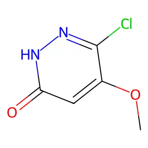 6-Chloro-5-methoxy-2,3-dihydropyridazin-3-one structure