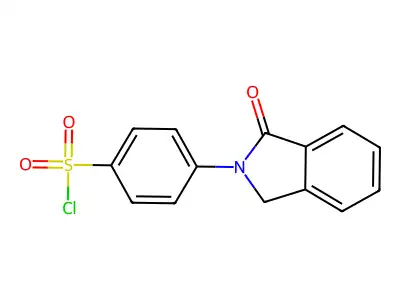 4-(N-Phthalimidinyl)benzenesulfonyl chloride structure