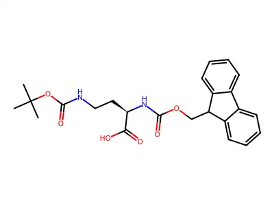 Fmoc-Dab(Boc)-OH structure