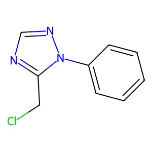 5-(chloromethyl)-1-phenyl-1H-1,2,4-triazole structure