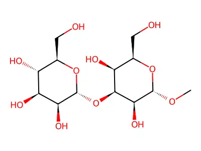 Methyl 3-O-mannopyranosyltalopyranoside structure