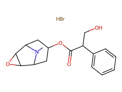 Scopolamine (hydrochloride) structure