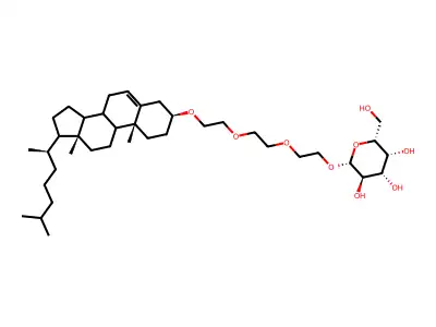 Triethoxycholesterol galactose structure
