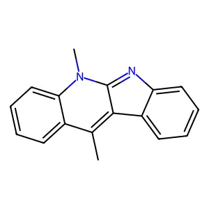 5,11-Dimethyl-5H-indolo(2,3-b)quinoline structure