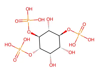 Inositol 1,4,6-trisphosphate structure