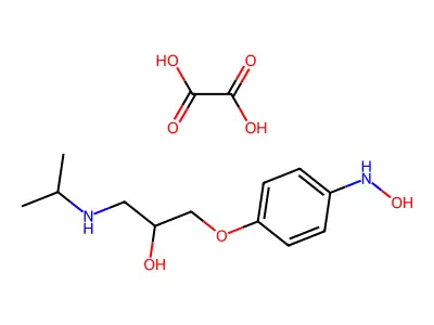 Hydroxylamine practolol structure