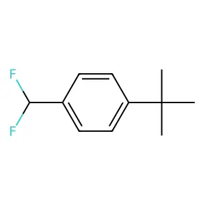 1-(Tert-butyl)-4-(difluoromethyl)benzene structure