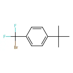 1-[Bromo(difluoro)methyl]-4-tert-butylbenzene structure