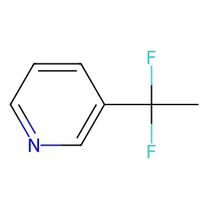 3-(1,1-Difluoroethyl)pyridine structure