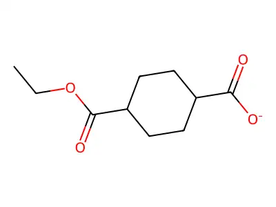 (1R,4R)-4-(Ethoxycarbonyl)cyclohexanecarboxylic acid structure