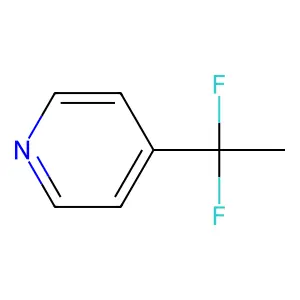 4-(1,1-Difluoroethyl)pyridine structure