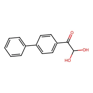 1-(1,1'-Biphenyl)-4-yl-2,2-dihydroxyethanone structure