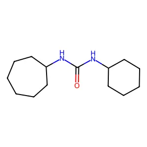 1-Cycloheptyl-3-cyclohexylurea structure