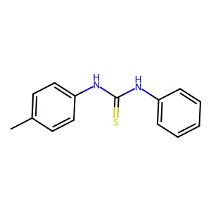 Carbanilide, 4-methylthio- structure