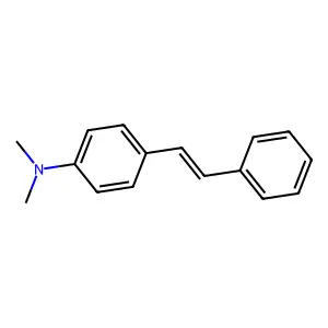 N,N-二甲基-4-(2-苯乙烯基)苯胺 structure