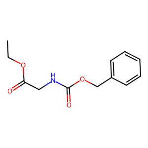 N-(苄氧羰基)甘氨酸乙酯 structure