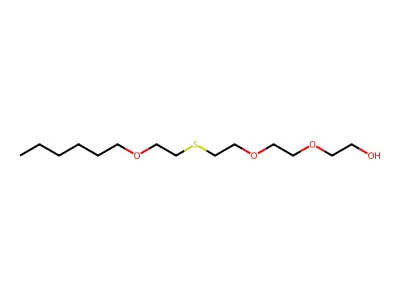 3,6,12-Trioxa-9-thiaoctadecan-1-ol structure