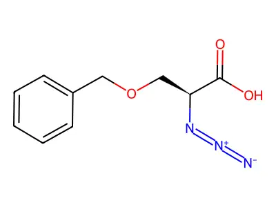 2-Azido-3-phenylmethoxypropanoic acid structure